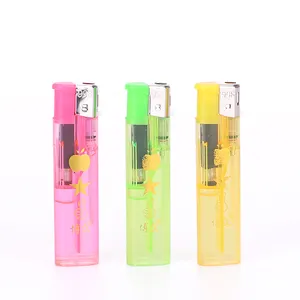 Candle Adjustable Torch 520 Cigarette Lighter Electronic Cigarettes Disposable Shaodong Solid Color Customized 80.7*21*11.2mm
