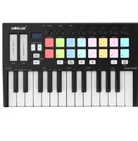 WORLDE Mini II Portable USB Portable Musical Instrument Control PANDAMINIc(MIDI Controller)