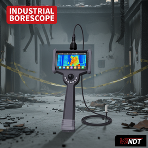 Caméra endoscopique industrielle à imagerie thermique avec écran de 6 pouces 360° °   Boroscope rigide rotatif pour <span class=keywords><strong>l</strong></span>'investigation des risques post-explosion - Product Image 1