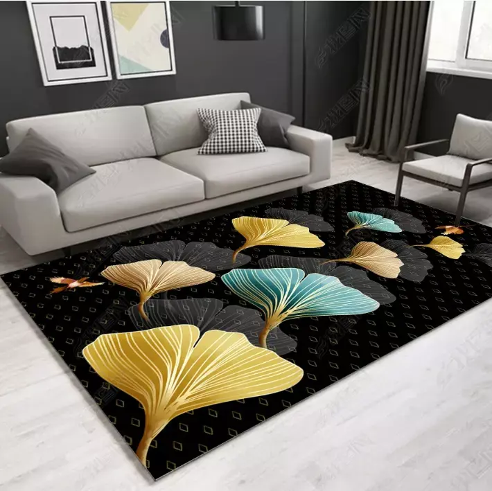 공장 도매 가격 침실 깔개 빨 현대 사용자 정의 폴리 에스터 거실 3d 매트 깔개 카펫 바닥