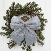 Arbre de Noël supérieur à dégagement rapide en polyester brillant fait à la main cadeau de vacances ornement suspendu marque WEIXI