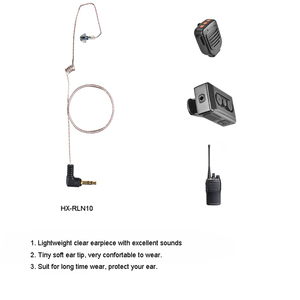 Auriculares Intrauditivos con Cable de 3.5 mm, Auriculares de Seguridad con Micrófono y Kit de Repuesto para Radio Bidireccional - Product Image 4