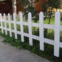 Poste de valla de plástico artificial para jardín, económico, blanco, para niños