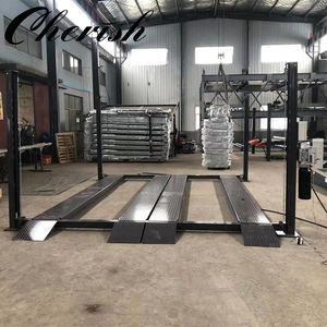 Elevador <span class=keywords><strong>de</strong></span> 4 Postes <span class=keywords><strong>de</strong></span> Acero Reforzado, Sistema <span class=keywords><strong>de</strong></span> Almacenamiento Doble Ancho <span class=keywords><strong>para</strong></span> Garaje, Equipo <span class=keywords><strong>de</strong></span> Estacionamiento <span class=keywords><strong>para</strong></span> 4 <span class=keywords><strong>Autos</strong></span>, Accionamiento Hidráulico, Certificado CE <span class=keywords><strong>para</strong></span> Lotes <span class=keywords><strong>de</strong></span> <span class=keywords><strong>Autos</strong></span> - Product Image 4