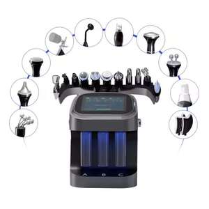 เครื่องไฮโดรเดอร์มาเบรชั่น 10-in-1 สำหรับดูแลผิวหน้า พร้อมหัวฉีดออกซิเจนและระบบผลัดเซลล์ผิว ใช้ปลั๊กแบบ US - Product Image 1