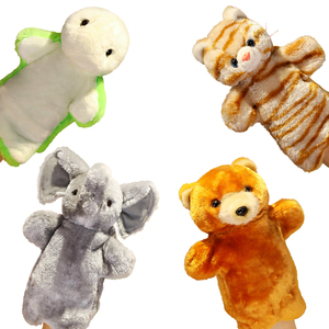 Tùy Chỉnh Bán Buôn Dễ Thương Mềm Sang Trọng Voi Giáo Dục Phim Hoạt Hình Ngón Tay Tay Con Rối Dễ Thương Mềm Sang Trọng Con Búp Bê Ngón Tay Con Rối - Product Image 5