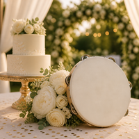 Tambourin professionnel en bois de 6, 7, 8, 9 et 10 pouces avec logo personnalisé OEM, instrument de percussion pour les perform