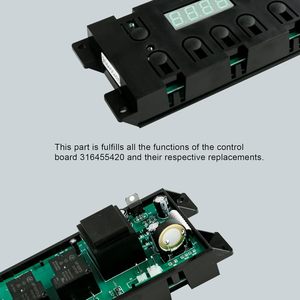 Placa de Control para <span class=keywords><strong>Horno</strong></span> y Estufa 316455420 Compatible con <span class=keywords><strong>Electrolux</strong></span> Kenmore, Reemplaza AP3960228 1197180 - Product Image 2