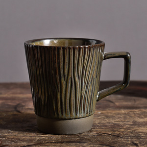 Japanese Retro Personality Coarse Pottery Cup Large Capacity <b>Ceramic</b> <b>Mug</b> for Home and Office for Original Design - Product Image 6