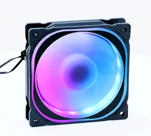 Dongguan Factory Custom 4 Copper Heat Pipes 120mm Cooler Fan RGB Gaming CPU Cooler For PC Computer