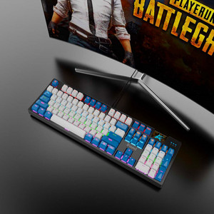 คีย์บอร์ดเกมมิ่งแบบมีสาย iFound 104 ปุ่ม RGB Backlit ขนาดเต็ม ป้องกันการกดผิดพลาด ตั้งโปรแกรมได้ - Product Image 4