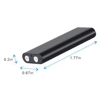 Mini enregistreur USB multifonctionnel Stockage audio Lecteur MP3 Enregistreur vocal de bruit HD