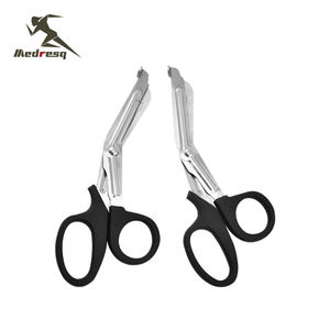 Tijeras de vendaje de fábrica Medresq, tijeras de trauma de acero inoxidable IFAK, materiales de enfermería, tijeras de vendaje médico con mosquetón - Product Image 2