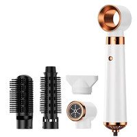 5-en-1 Outil de coiffure professionnel haute vitesse, Brosse soufflante portable, Sèche-cheveux coiffant mon étape, Lisseur, Peigne séchant, Pour le voyage