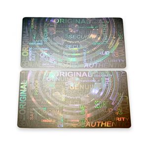 การรักษาความปลอดภัยที่กำหนดเองโปร่งใสบัตรประจำตัวประชาชนสติกเกอร์โฮโลแกรม - Product Image 3