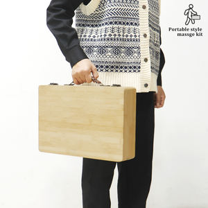 Kotak bambu pemanas Spa terapi tubuh elektronik, produk pijat, kotak pemanas batu panas batu basal hitam - Product Image 4