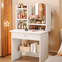 Commode de maquillage de haute qualité coiffeuse moderne coiffeuse de maquillage un ensemble Design pieds en métal coiffeuse