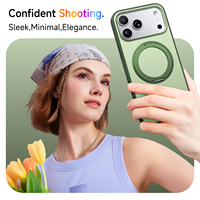 Nouvelle Arrivée 2026 – Coque de Téléphone à Support Rotatif 360° en TPU+PC, Anti-chute et Résistante à l'Usure, Compatible iPhone 17 Pro Max