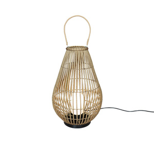 Lanternes d'extérieur en rotin, source de lumière LED 10W, étanches, éclairage de jardin, balcon, terrasse - Product Image 5