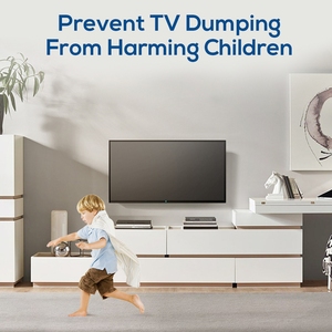 UNHO Table Top Universal <span class=keywords><strong>TV</strong></span> Legs Se adapta a pantallas planas de 17 "a 55" Soporte de mesa de <span class=keywords><strong>TV</strong></span> Pedestal <span class=keywords><strong>TV</strong></span> Riser Max VESA 600x400mm - Product Image 6