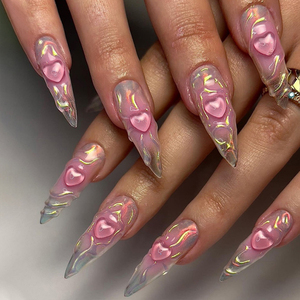 Pedido <span class=keywords><strong>de</strong></span> pequeña cantidad para <span class=keywords><strong>uñas</strong></span> <span class=keywords><strong>acrílicas</strong></span> <span class=keywords><strong>de</strong></span> lujo a presión con diamantes <span class=keywords><strong>de</strong></span> imitación <span class=keywords><strong>de</strong></span> cristal Premium - Product Image 2