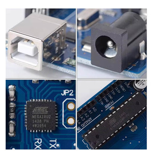 บอร์ดพัฒนาแบบจุ่ม R3อูโน่ ATMEGA16U2 ATmega328P <span class=keywords><strong>AVR</strong></span> พร้อมสาย USB สำหรับชุดสตาร์ทเตอร์แบบ DIY - Product Image 6