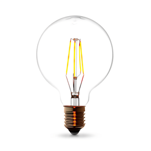 Lampadina LED Globo 6W E27 Decorativa a Forma di Globo in Vetro Trasparente con Design a Filamento - Product Image 2