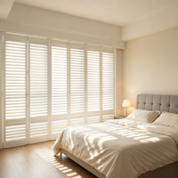 Volets en bois pour portes intérieures, volets de plantation blancs, fenêtres, portes, volets à persiennes personnalisés, volets en PVC
