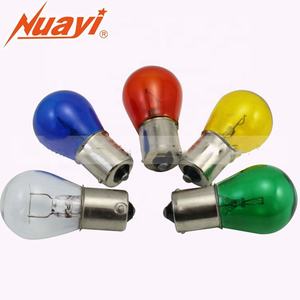 Kualitas biru P21W Amber BA15S hijau 1156 oranye 382 sinyal belok 24V truk parkir belakang 12V naik berhenti otomotif mobil bohlam - Product Image 1