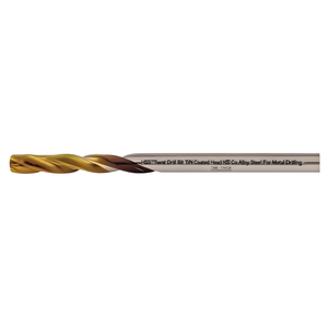 Hss Twist <b>Drill</b> <b>Bit</b> TiN Coated Head Hss Co Alloy Steel For Metal Drilling - Product Image 2