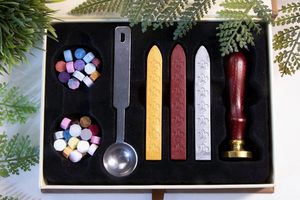 Sceau de cire personnalisé en laiton, diamètre sur mesure (20mm-45mm), formes multiples (rond, etc.) Pour sécuriser les envois d'enveloppes - Product Image 1