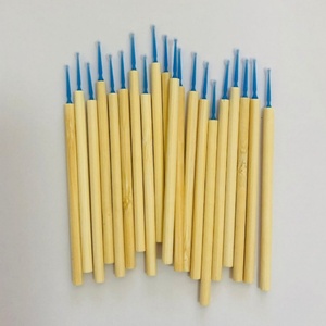 Applicateur micro-brosse en bambou écologique pour extensions de cils, micro-brosse sans peluches, écouvillon de nettoyage, outils de greffage pour salon de cils - Product Image 5