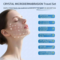 Kit de Voyage Anti-Âge et Raffermissant au Sérum Microdermabrasion à l'Éponge Hydrolysée, Lissant les Rides, Personnalisé pour Soins du Visage