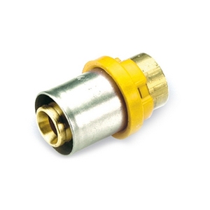 Terminale per Connettore Tubo Multistrato Gas Diametro 20 per Impianti Idraulici - Product Image 1