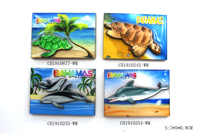 Spanische Inseln Gran Canaria/Fuerte ventura/Teneriffa/Lanza rote 3d hölzerne Reise Souvenir Kühlschrank Magnete