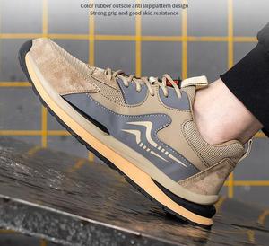 <span class=keywords><strong>Zapatos</strong></span> de <span class=keywords><strong>Seguridad</strong></span> JLD104 Ligeros, <span class=keywords><strong>Cómodos</strong></span> y Transpirables para <span class=keywords><strong>Hombre</strong></span>, Antideslizantes, Anti-escaldaduras, con Puntera de Acero y Protección Antipinchazos - Product Image 6