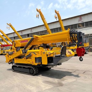 Yitaiwei CE EPA Euro 5 رافعة ديزل 8 طن زاحف محمول صغير العنكبوت ذراع تلسكوبي استهلاك منخفض للوقود - Product Image 3