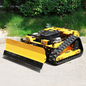 Miễn phí vận chuyển phía trước 500mm chiều rộng từ xa Crawler Máy cắt cỏ RC Robot tất cả các địa hình cắt cỏ nhà sử dụng Xe ủi đất lắp ráp lưỡi - Product Image 2