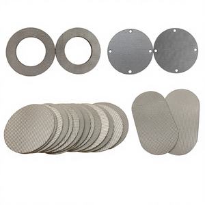 Disque filtrant en maille sinterisée en acier inoxydable de 1 micron avec trous carrés pour la filtration des liquides, composant de pompe, marque HUANJI - Product Image 1