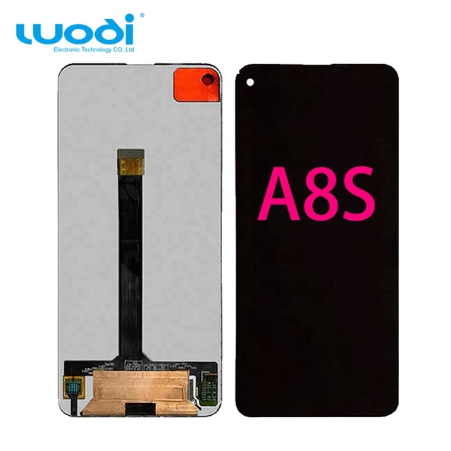 For Samsung Galaxy A8S Screen Mobile Phone Replacement Part Lcd Screen Digitizer for Samsung Galaxy A8S Black Display