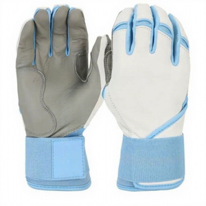Guantes de Bateo de Béisbol de Cuero PU con Cierre de Gancho y Bucle, Ambidiestros/Destros, Color Personalizable, Entrenamiento Profesional - Product Image 4