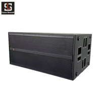 Subwoofer professionnel LASE Sub 9006, double 18 pouces, 2000W de puissance, 4000W de crête, 142dB SPL max, pour scène, concert, extérieur, sonorisation.