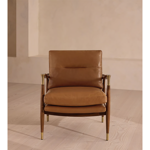 <span class=keywords><strong>Fauteuil</strong></span> en <span class=keywords><strong>Cuir</strong></span> Traditionnel en Bois Massif Vente en Gros, Canapé de Salon Rembourré sur Mesure - Product Image 3
