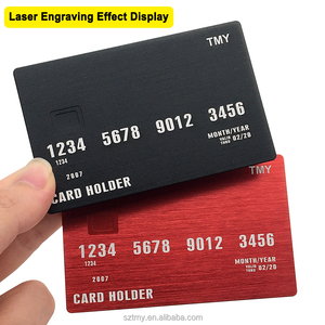 2025 Sản phẩm mới đã sẵn sàng để tàu Anodized DIY nhôm chải kim loại Kiểm soát truy cập VIP thẻ visa tín dụng cho khắc laser - Product Image 5