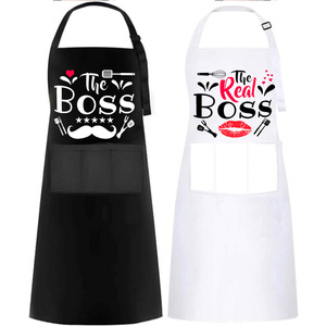 Delantal de Chef Personalizado con Logotipo de Fábrica, Delantal de Cocina 100% Algodón Poliéster para <span class=keywords><strong>Restaurante</strong></span> y Cocina - Product Image 4