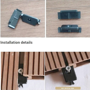 Accessoires d'installation de revêtement de <span class=keywords><strong>sol</strong></span> industriel Vis en acier inoxydable Fixations <span class=keywords><strong>Fixation</strong></span> Clip de démarrage Verrouillage - Product Image 4