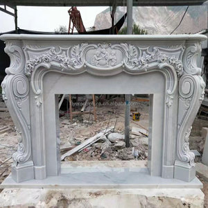 Natuursteen Open Haard Schoorsteenmantel Interieur Decoratie Marmer Cantera Stenen Open Haard Schoorsteenmantels - Product Image 2