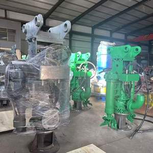 Bomba Hidráulica Sumergible para Dragado de Lodos y Grava, Montada en Excavadora, para Conservación del Agua e Ingeniería Fluvial - Product Image 1