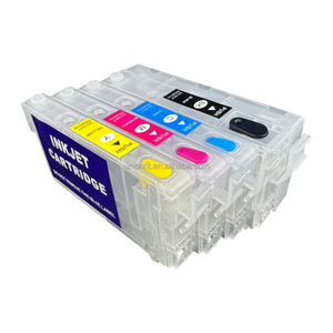 Cartouche rechargeable T812 T822 pour imprimantes Epson <span class=keywords><strong>WF</strong></span>-3820 3823 <span class=keywords><strong>WF</strong></span>-4820 4830 4834 <span class=keywords><strong>WF</strong></span>-7310 <span class=keywords><strong>WF</strong></span> 7820 <span class=keywords><strong>7830</strong></span> 7835 7840 EC-C7000 sans puce - Product Image 4