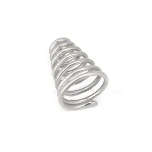 Customized Size Conical Stainless Steel Springs Manufacturer's Wire Forming Service with Zinc Surface Treatment